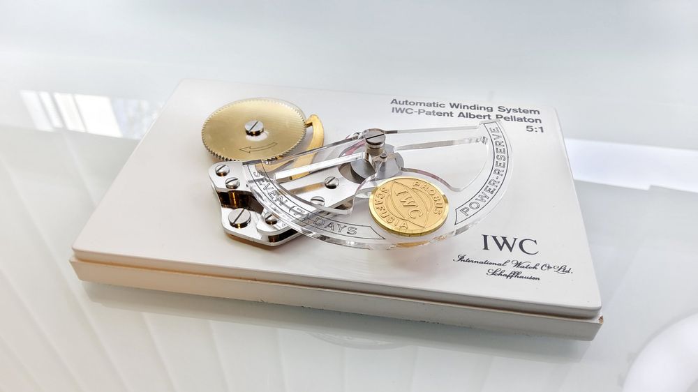 Rare chappement IWC Automatic IWC Patent Albert Pellaton