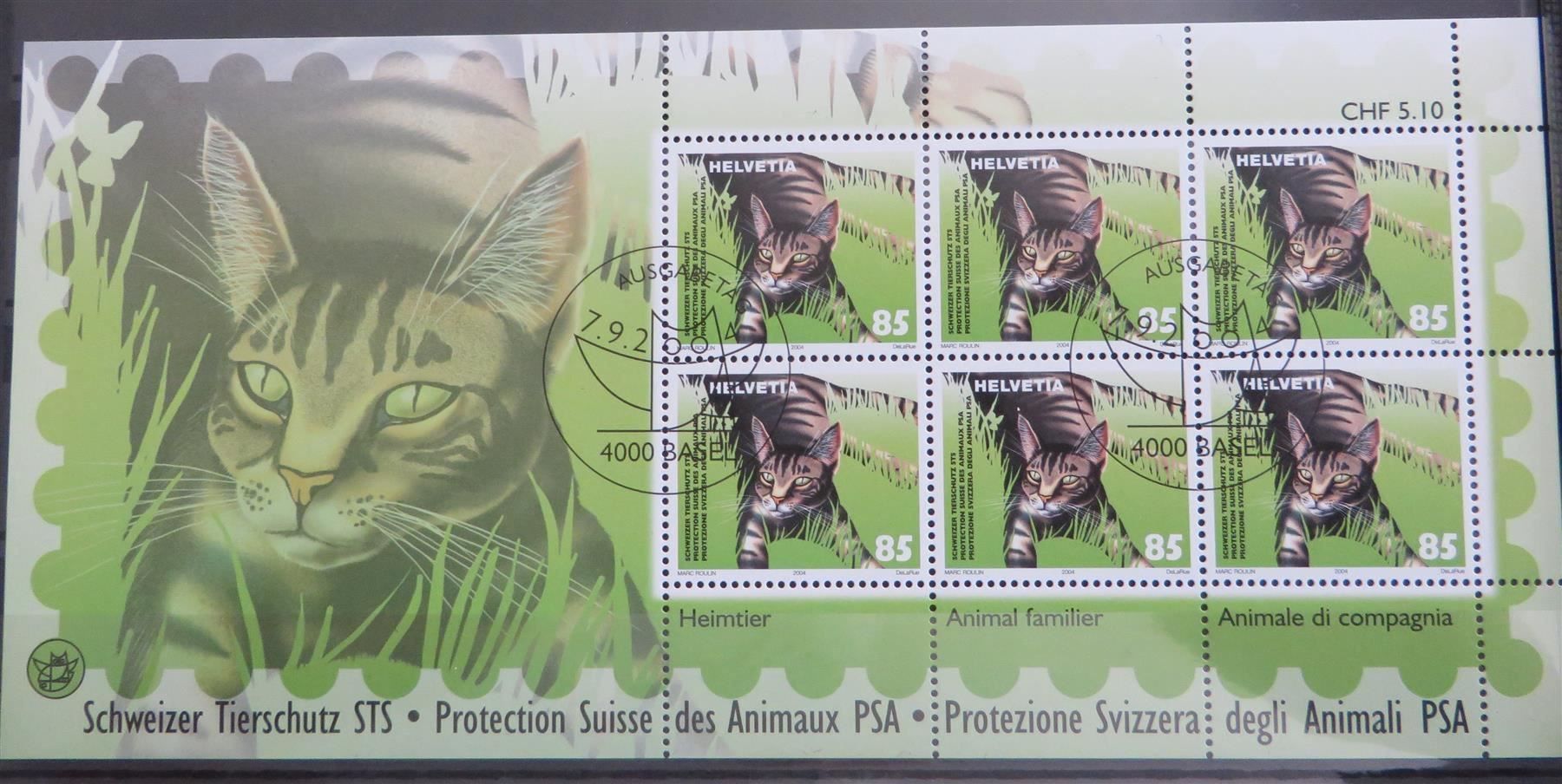 Alle Briefmarken: 2005 Tierschutz STS Ersttag – Gebraucht aus Spiez von Crazyduck