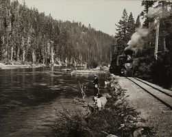 Kunst Fotographie mit Eisenbahn