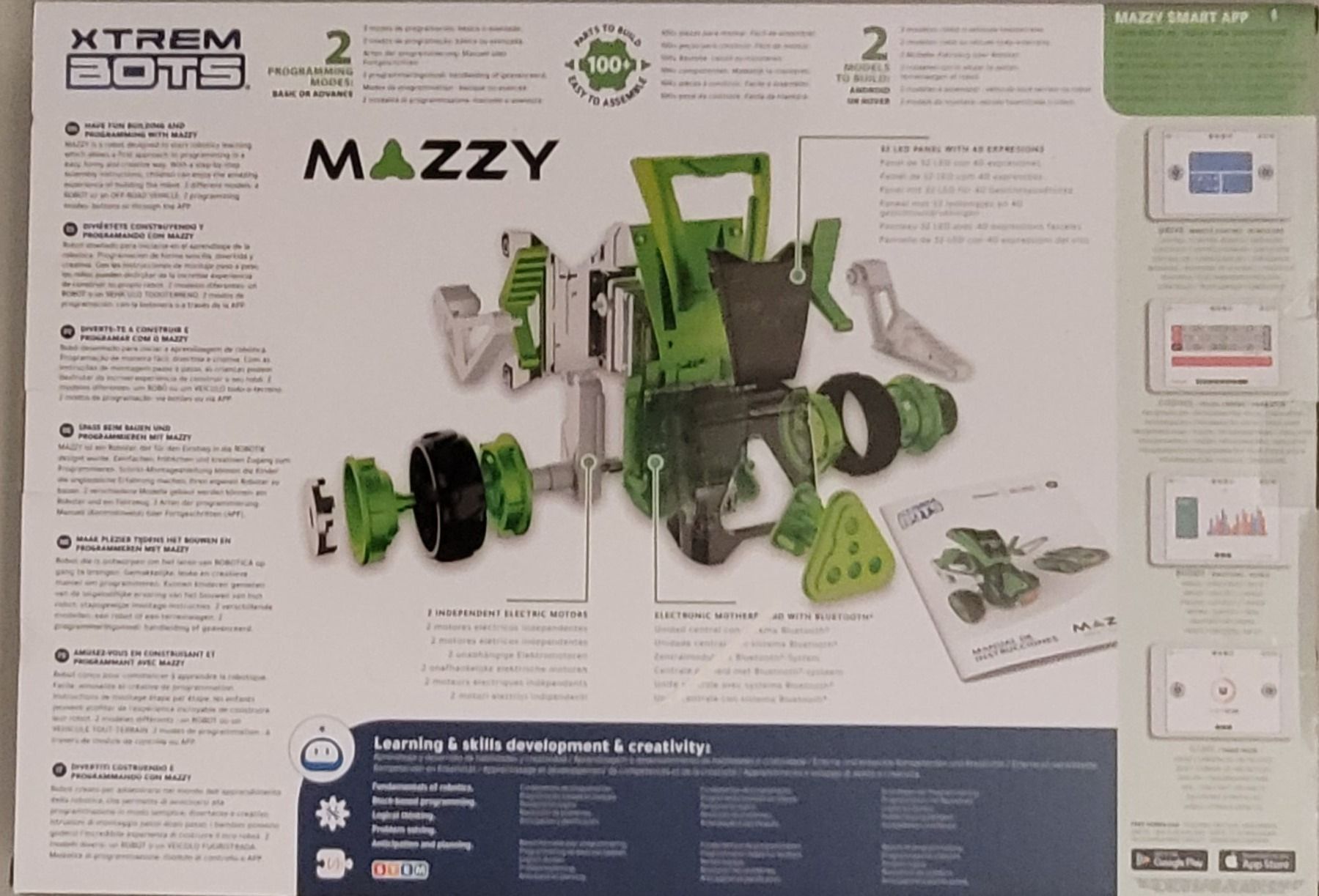Kit di costruzioni: Xtrem Bots Mazzi IR bauen und programmieren Ab 8 Jahren – Nuovo e nell'imballaggio originale da Oberuzwil venduto da aseinkaufswelt 1
