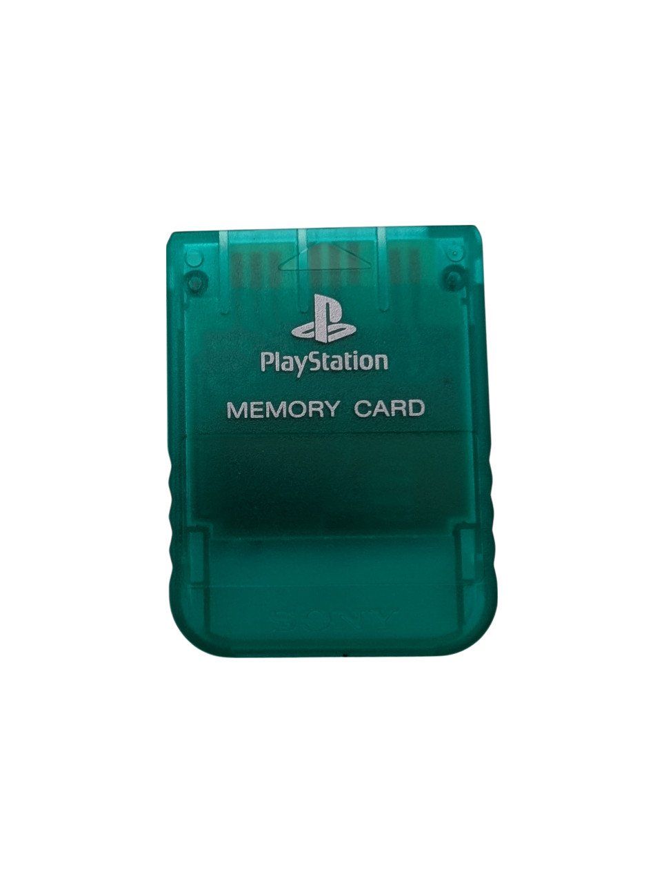 Sony Memory unit & Memory card: PlayStation 1 Memory Card Crystal Teal – Usato da Domat/Ems venduto da IsseldorsShop