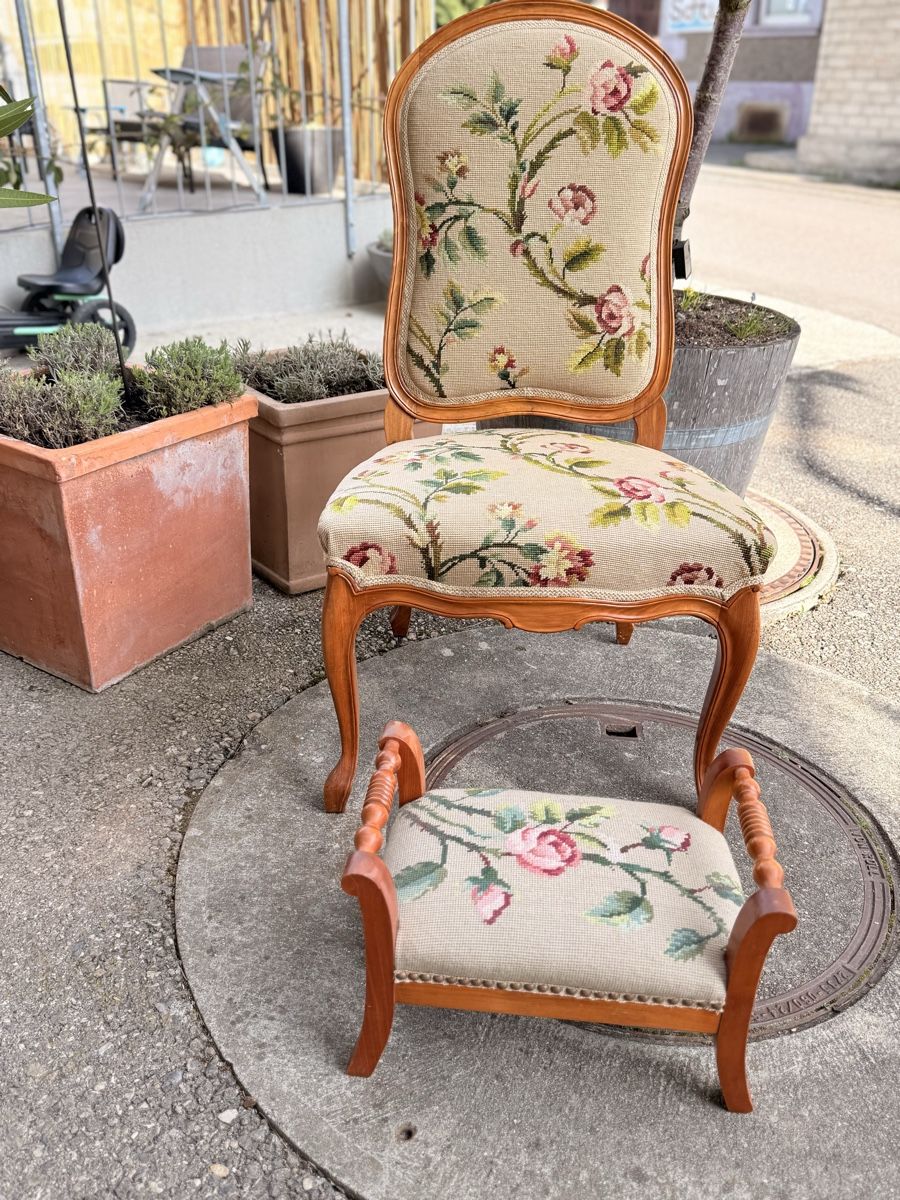 Poltrone:  Sitzmöbel-Set mit Blumenmuster, 2 Teile – Usato da Dotzigen venduto da White_Warrior 4