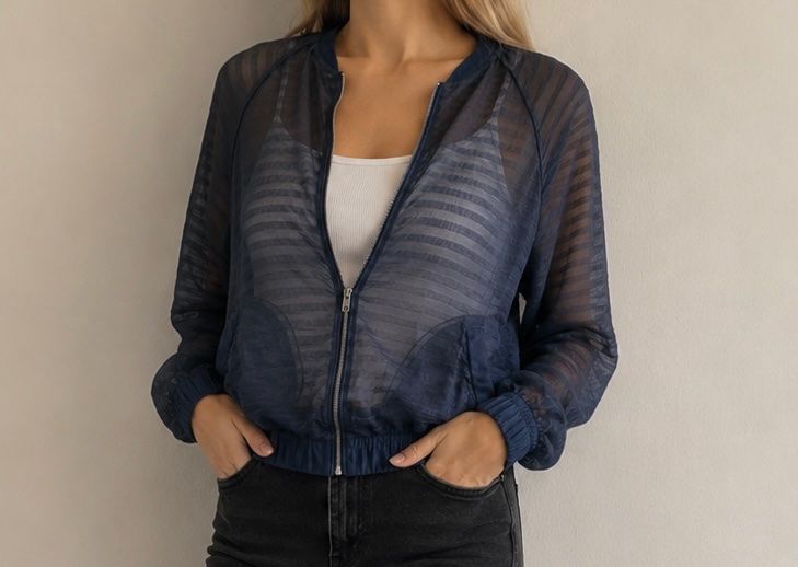 Zara Giacche: Zara Basic Jacke, Gr. M, Blau, Sommerlich & leicht! – Usato da Kriens venduto da sch_v6nl
