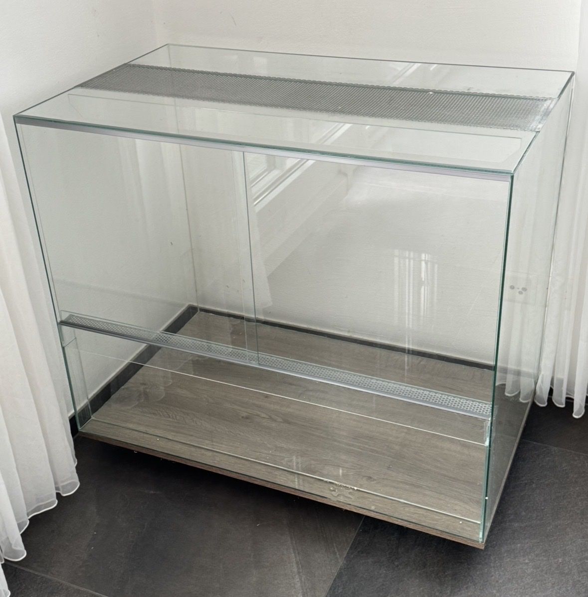 Terrario: Hamsterkäfig / Terrarium / Nagarium mit Schiebetüren – Usato da Wilen b. Wollerau venduto da Yeti17
