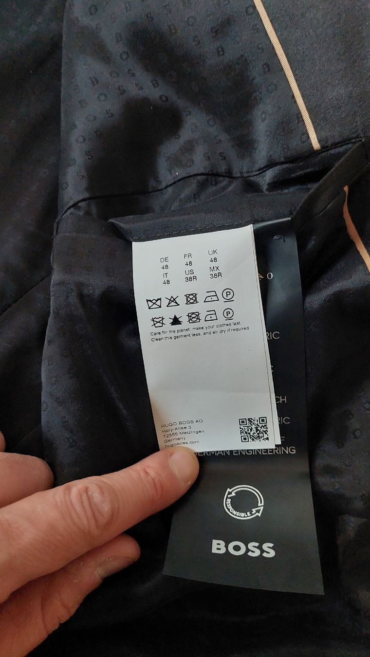 Hugo Boss Completi: BOSS The One Anzug Gr.46 – Nuovo (secondo la descrizione) da Dübendorf venduto da huebi01 5