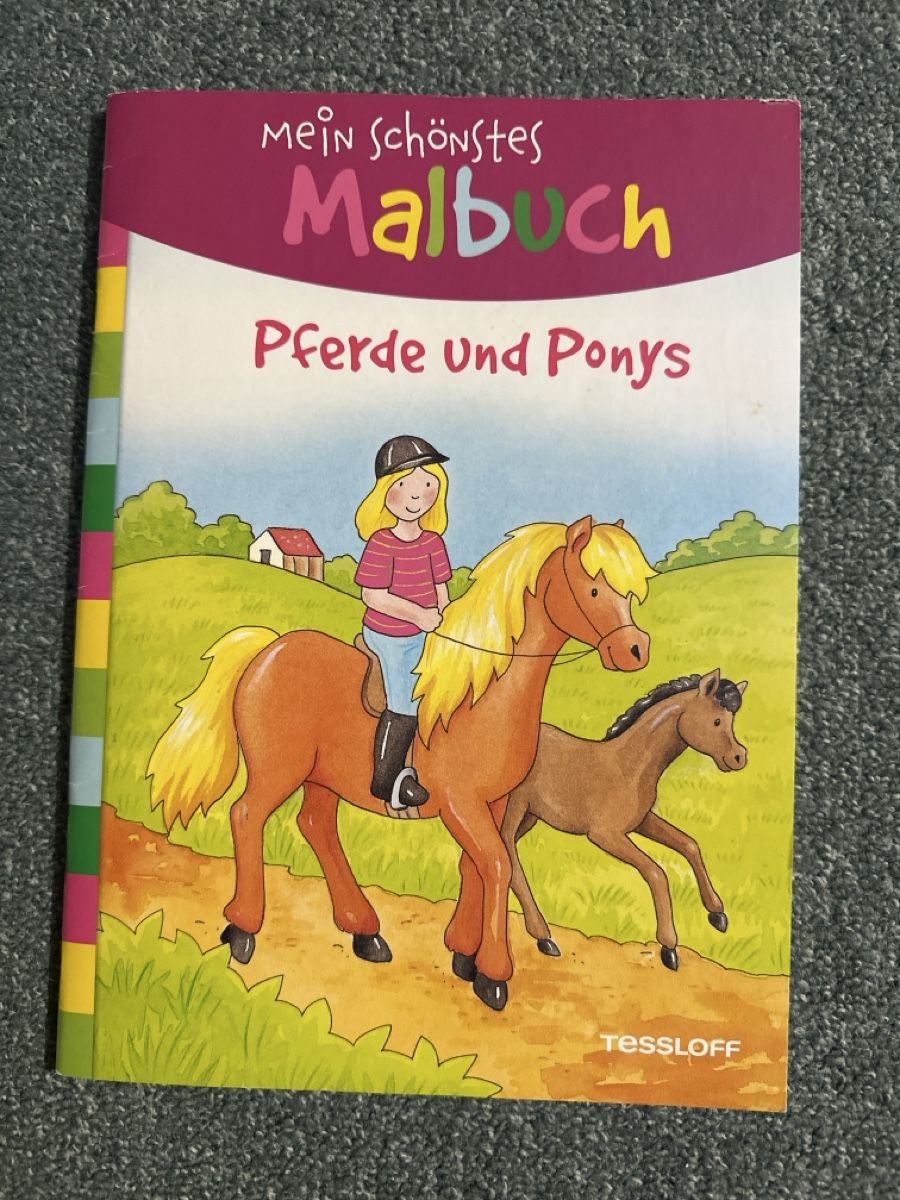 Libri: Papa Moll/ Malheft Pferde  – Usato da Baltschieder venduto da YmroBe 2
