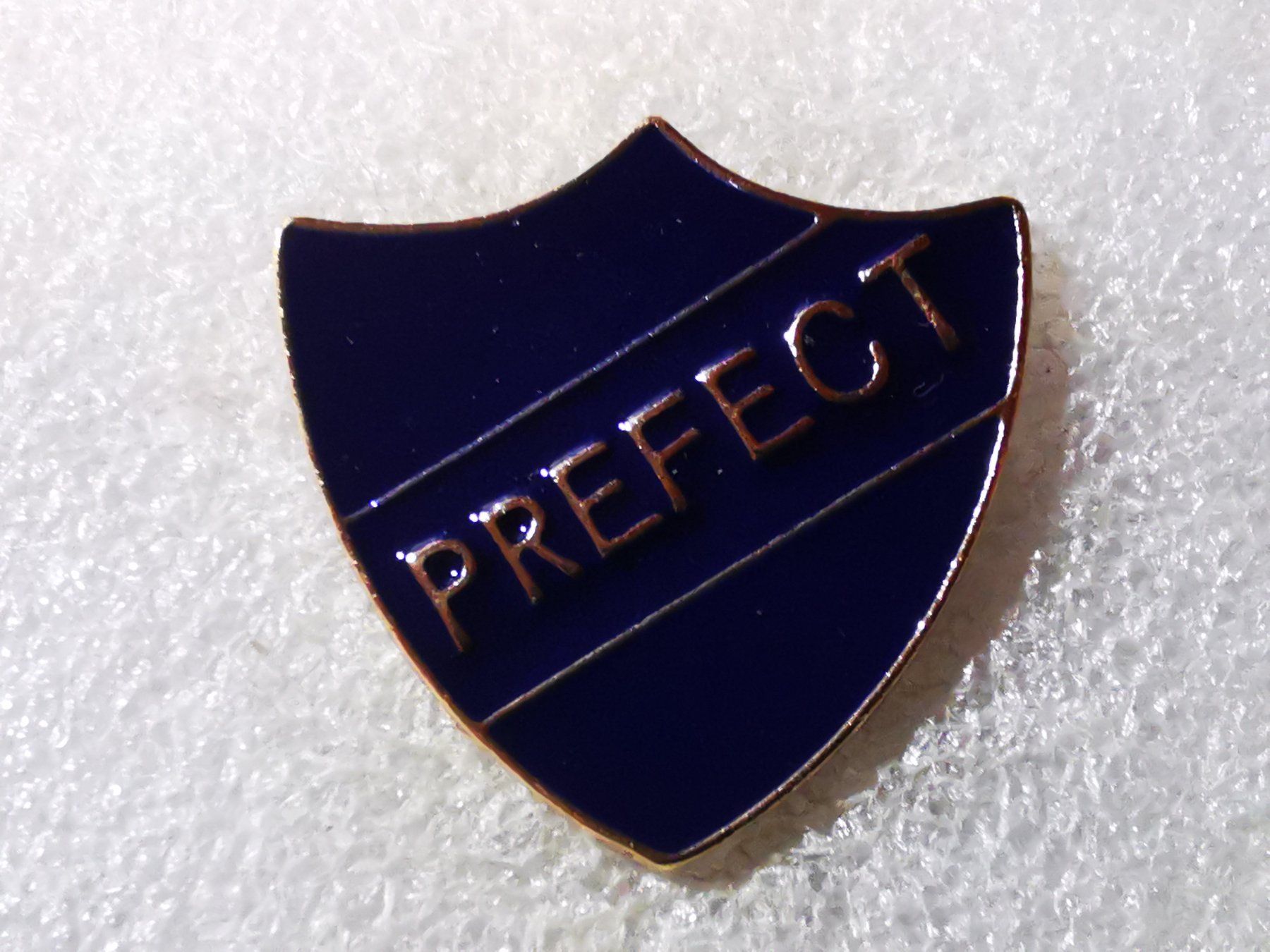 Placchette & Badge: Ansteckpin 101: Prefect – Usato da Oppligen venduto da Pin-Fall-Shop