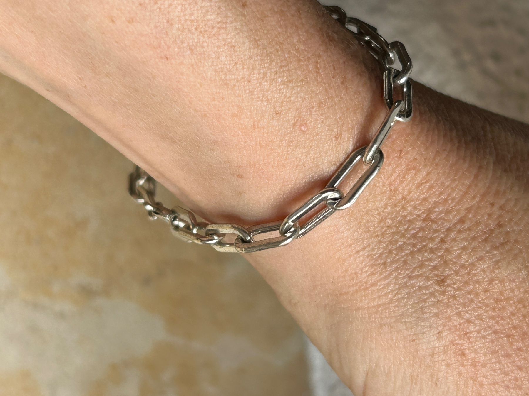 Bracciali & Braccialetti: Silber Anker-Armband (18.5cm) – Usato da Laufen venduto da Bellebellezza 2