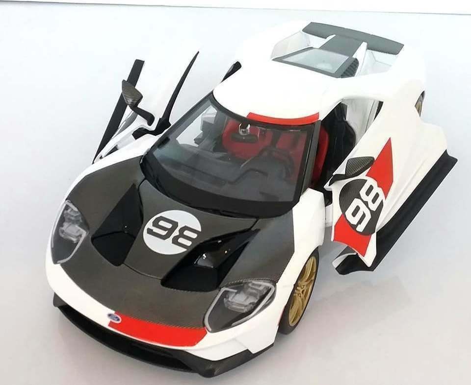 Ford Modellautos: FORD GT HERITAGE EDITION in 1:18 – Neu und originalverpackt aus Erlenbach im Simmental von Model_box 1