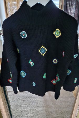 Kenzo x H&M Wollpullover schwarz Grösse XS passt bis grM