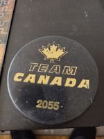 Eishockey Puck Team Canada 2055 schwarz guter Zustand