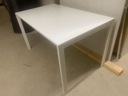 Tisch weiss 125x75x74cm