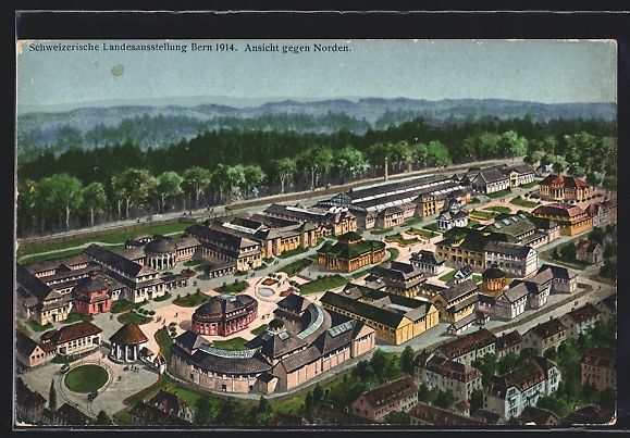Cartoline postali: Bern, Schweizerische Landes-Ausstellung  – Usato da Berlin venduto da bartko-reher