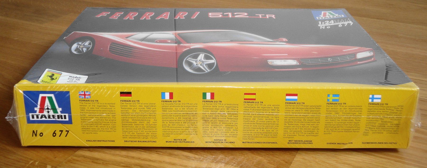 Italeri Modellbausätze & Standmodelle: ITALERI FERRARI 512 TR 1:24 – Neu und originalverpackt aus Frümsen von Malibu69 1