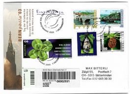 Tag der Briefmarke - 2003 auf dekorativem R-Brief ab 2.--