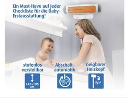 Baby Heizstrahler 2in1 für Wickeltisch von reer