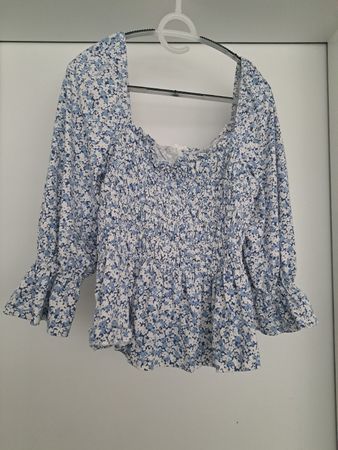 H&M Bluse mit Blumenmuster Grösse XXL, wenig getragen