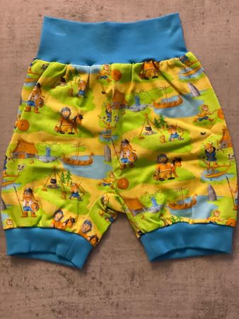 Kurze Pumphose Mitwachshose Short Wikinger Gr. 116/122 NEU