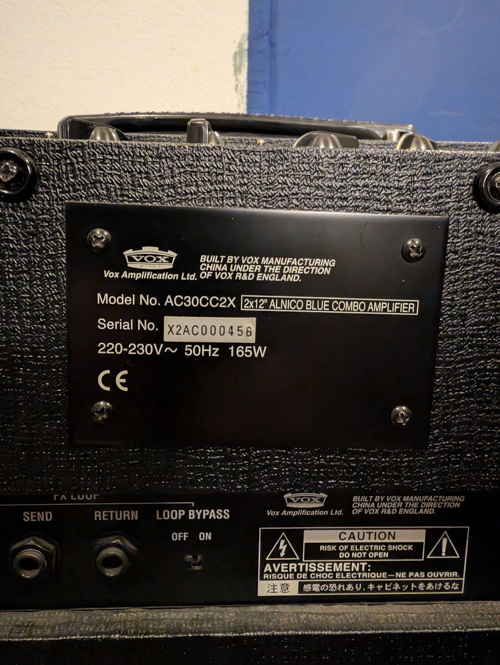 Vox Amplificateurs: VOX AC30CC2X Custom Classic mit gratis Tour-Case – D'occasion à Zürich par skerkhof 2