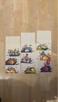 9x Vintage Diddlpapier A6