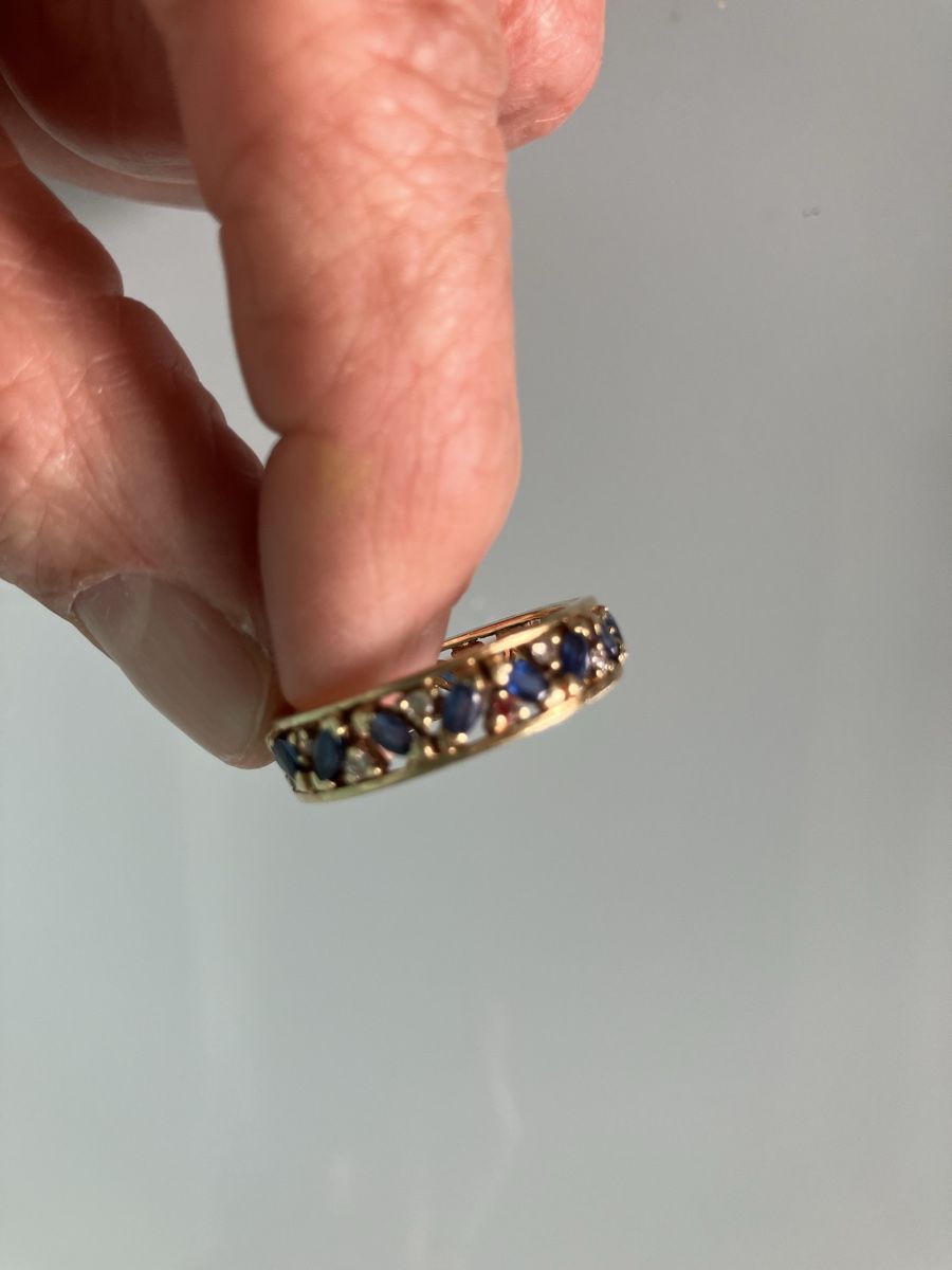 Ringe: Alliance Ring mit Saphiren und Brillanten – Gebraucht aus Bern von robertch 5