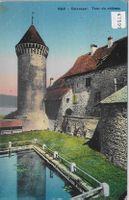 Estavayer - Tour du chateau - Litho