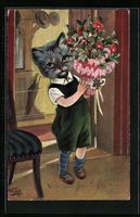 Arthur Thiele: Kleine Katze gratuliert m