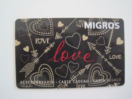 Leere Migros Geschenkkarte