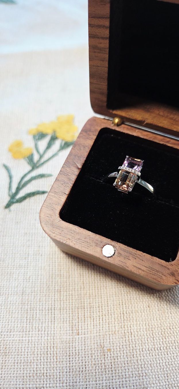Anelli: NEW - S925 Ametrine Ring (Adjustable) – Nuovo (secondo la descrizione) da Zürich venduto da cin_wcf6 1