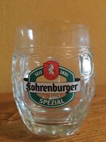 Bierkrug Glas Fohrenburger
