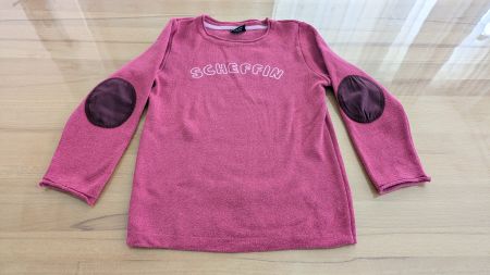 Warmer Sterne Foifi Pullover mit "Scheffin" Text - 116