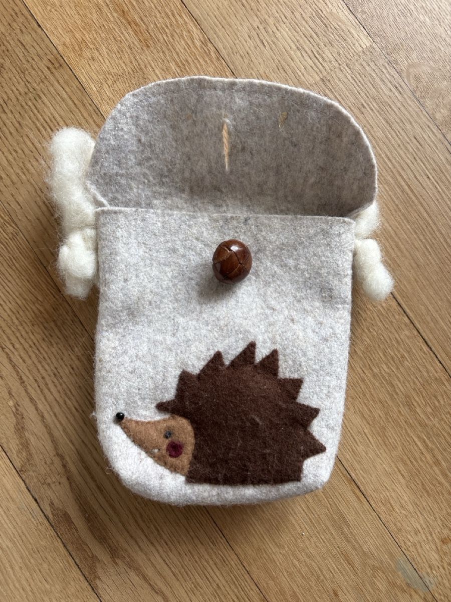 Kindertaschen: Härziges Täschli mit Igel-Motiv, Handarbeit – Gebraucht aus Winterthur von Pulator 2