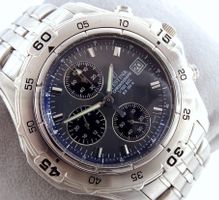Festina Chrono 1/100 Sek Edelstahl