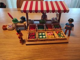 Playmobil Marktstand, Gemüsestand, Verkaufsstand