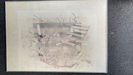 Rare Lithographie von Ueli Berger 1986