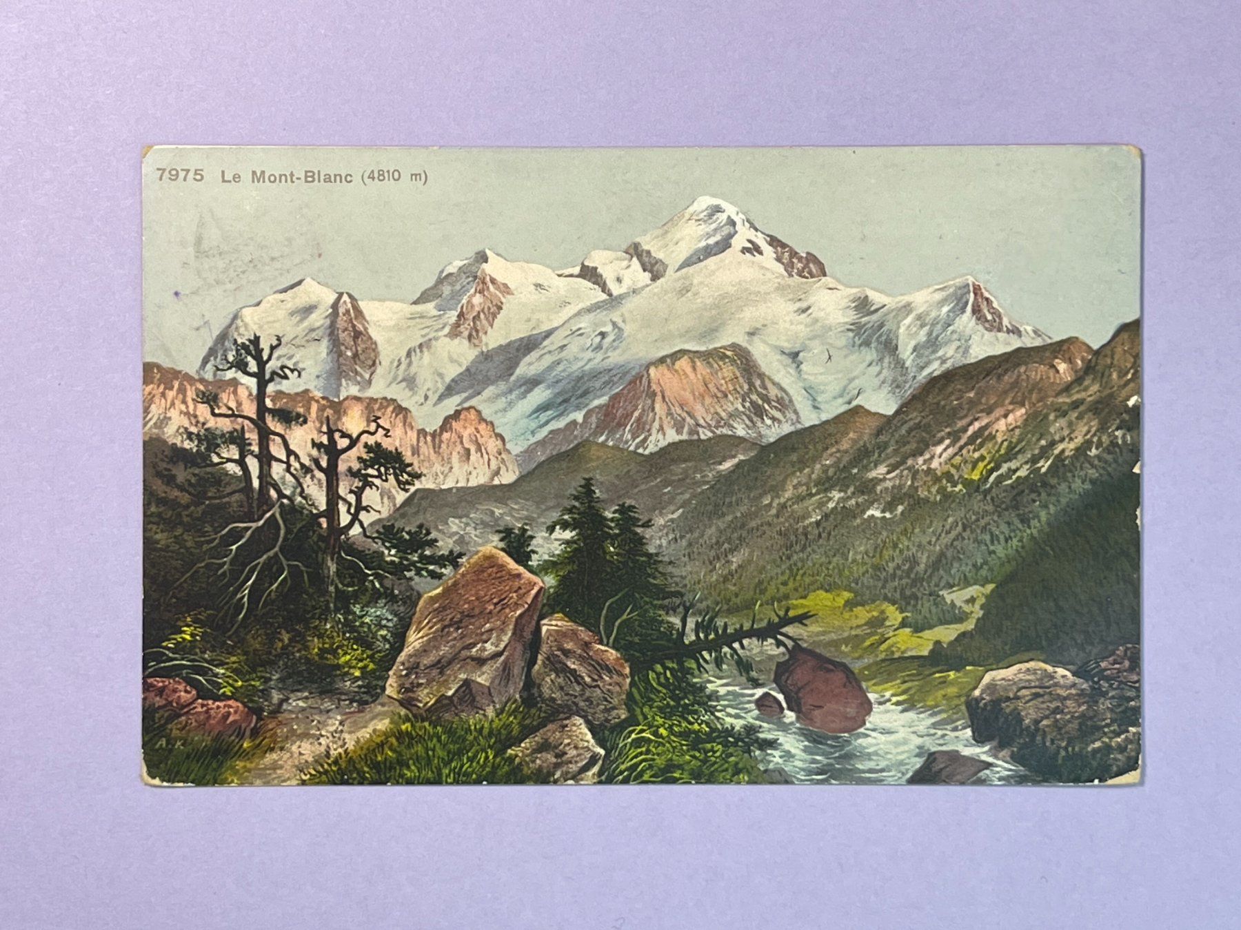 Cartes postales: Le Mont Blanc - vor 1908 – D'occasion à Steg VS par _vinci_