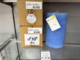 148 Posten Raureif Stumpen Kerze/n 120 x 200 aus Liquidation