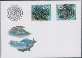 2024 - Europa - Fische - Ersttagsbrief FDC - ET Voll Stempel
