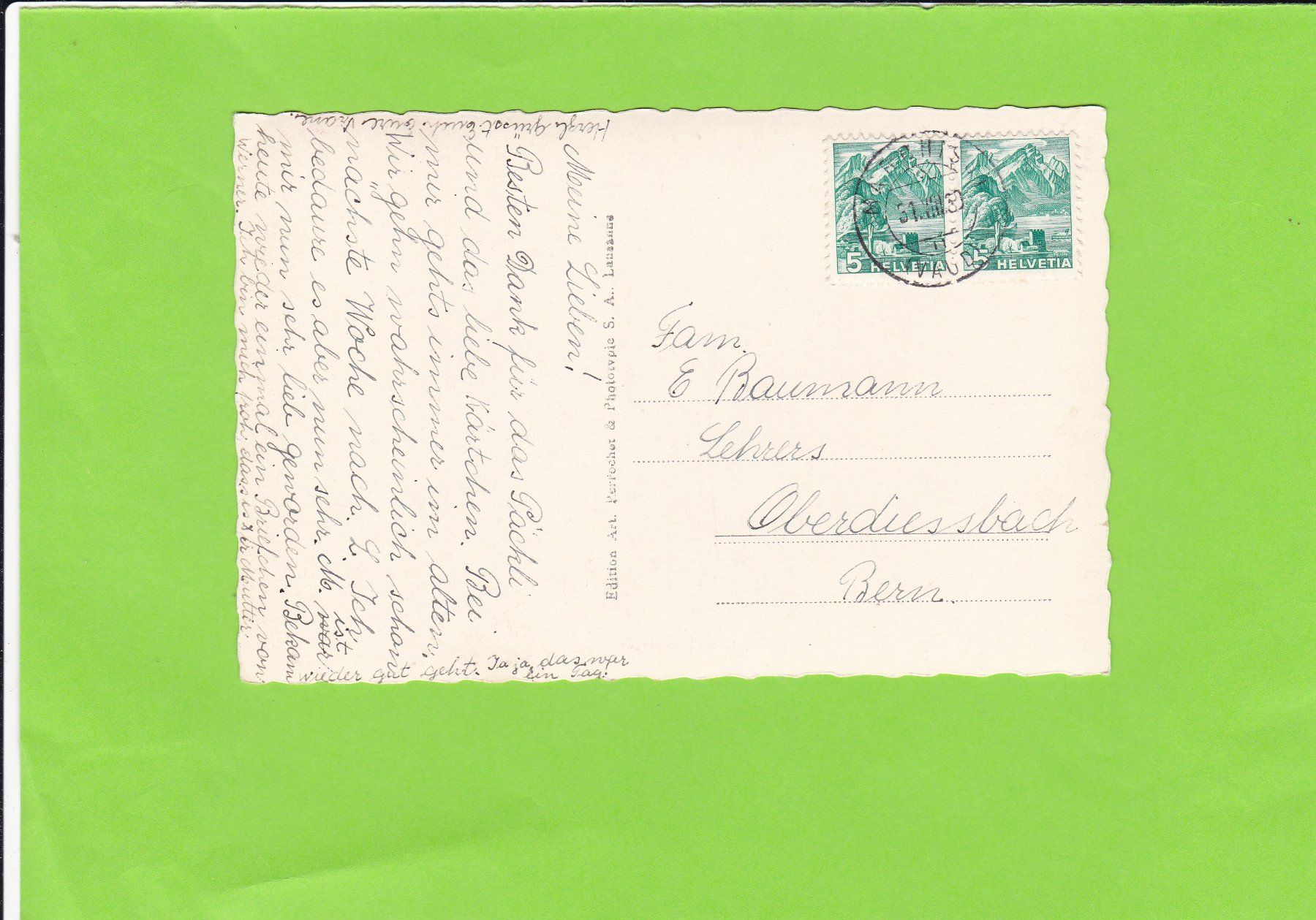 Cartoline postali: Marchissy-Eglise et Tilleul – Usato da St. Peterzell venduto da neckertal 1