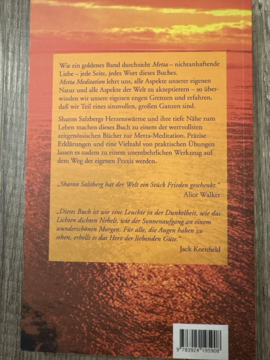 Libri: Metta Meditation Buddhas revolutionärer Weg zum Glück – Nuovo (secondo la descrizione) da Schaffhausen venduto da Reporter 1