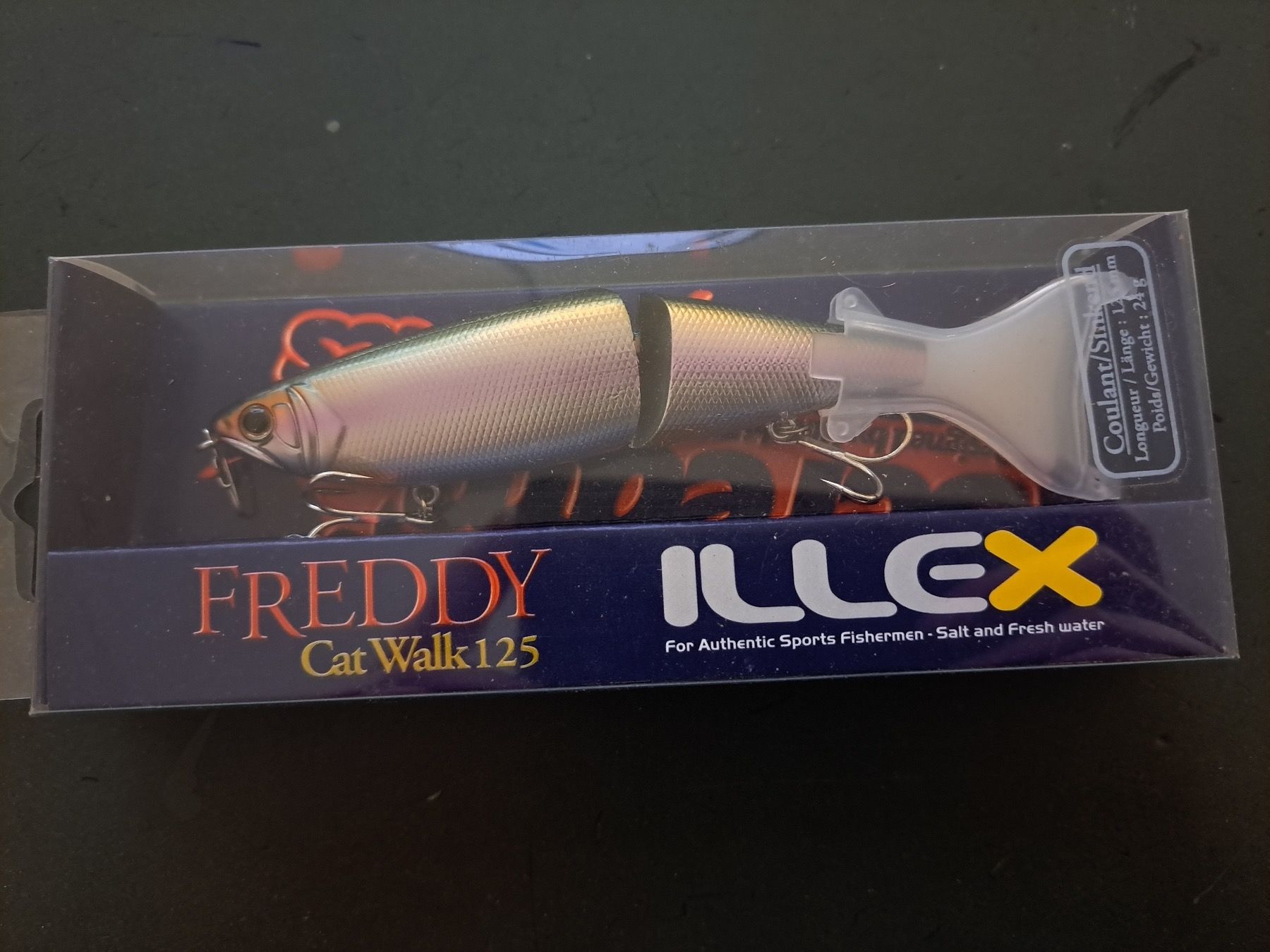 Esche: Illex Freddy Cat Walk 125 mm Silver Arrow – Nuovo e nell'imballaggio originale da Fribourg venduto da versus702