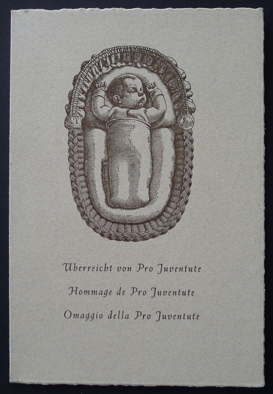 Alle Briefmarken: PJ 1943, Serie in Geschenk - Folder, nummeriert – Gebraucht aus Ebikon von SilvioFreund