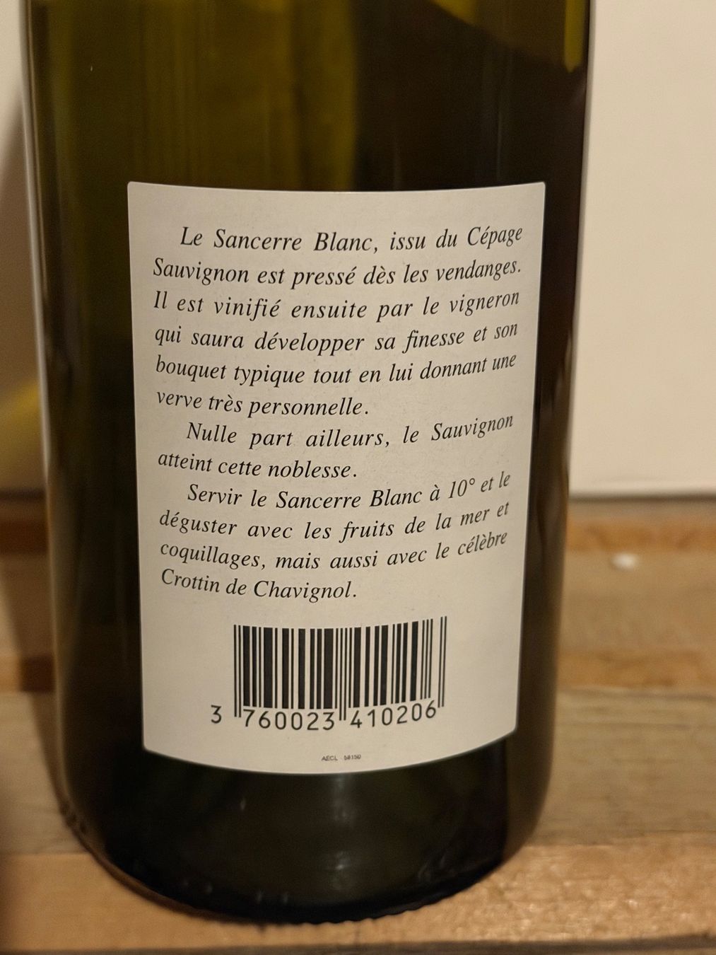 Vino: SANCERRE Dominique Crochet 2016 Loire – Nuovo (secondo la descrizione) da Roche VD venduto da avediscipule 5