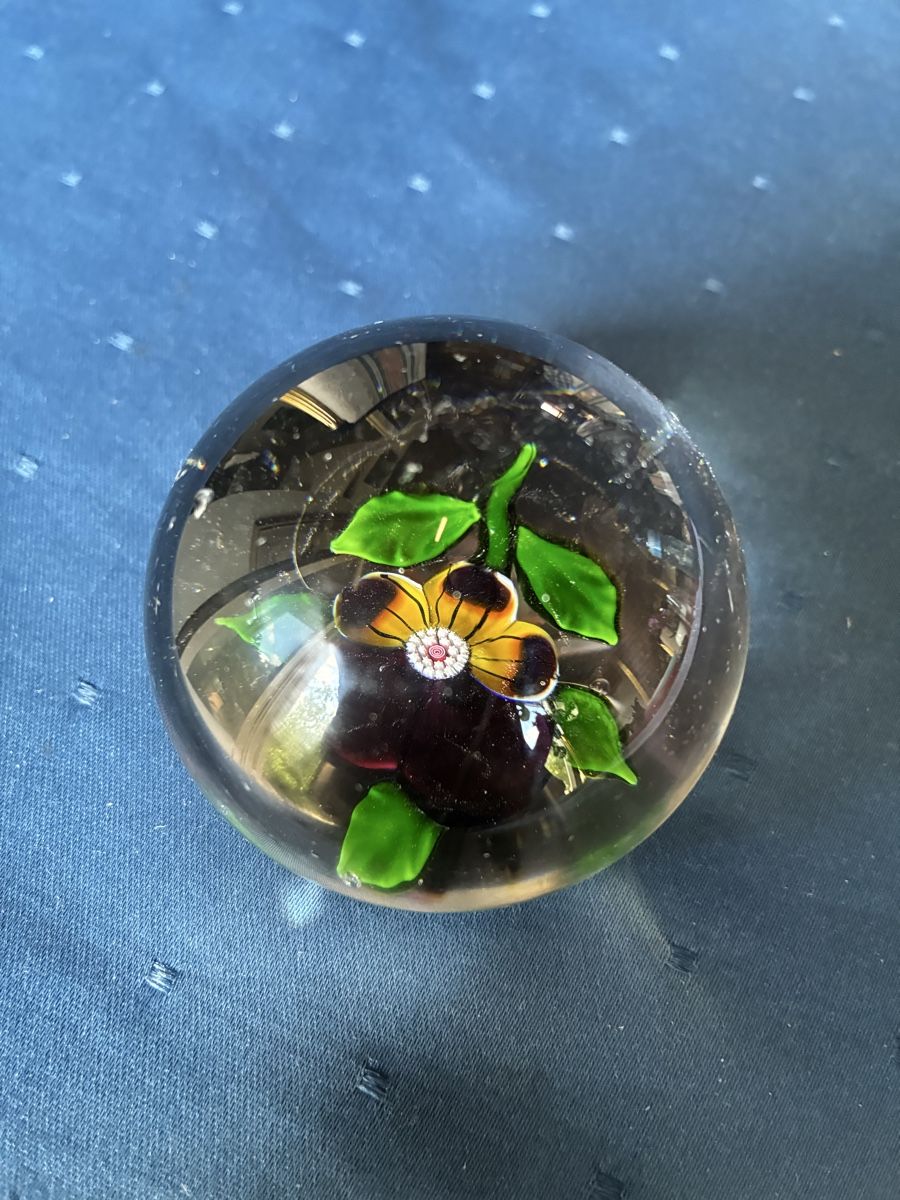 Baccarat Bicchieri: Baccarat Paperweight 19. JH – Usato da Dornach venduto da Rosengarten