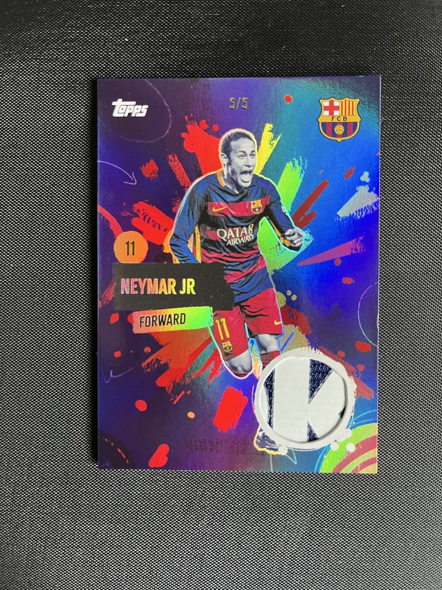 Topps Carte collezionabili: Neymar Match Worn Relic 5/5 Fc Barcelona – Usato da Aarau venduto da ben_y9x8