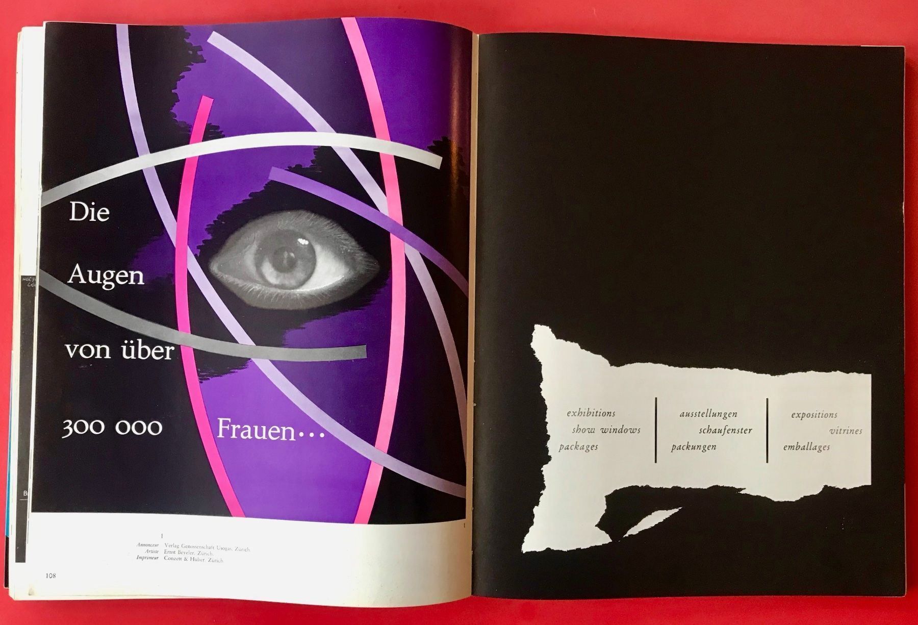 Bücher: PUBLICITÉ 8 Katalog CH-Werbung 52 RAR – Gebraucht aus Zürich von EYEBOOKS 4