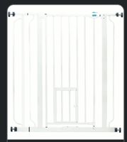 Carlson Absperrgitter Pet Gate extra hoch mit Katzentür