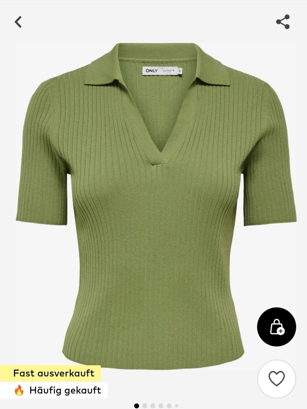 Magliette Polo: Polo crop top Hell Grün S – Usato da Rupperswil venduto da White-Dove 1