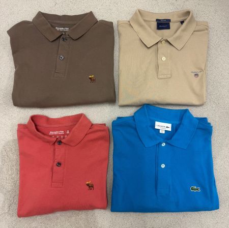 SCHNÄPPCHEN Polo Shirt - Lacoste Gant Abercrombie Fitch