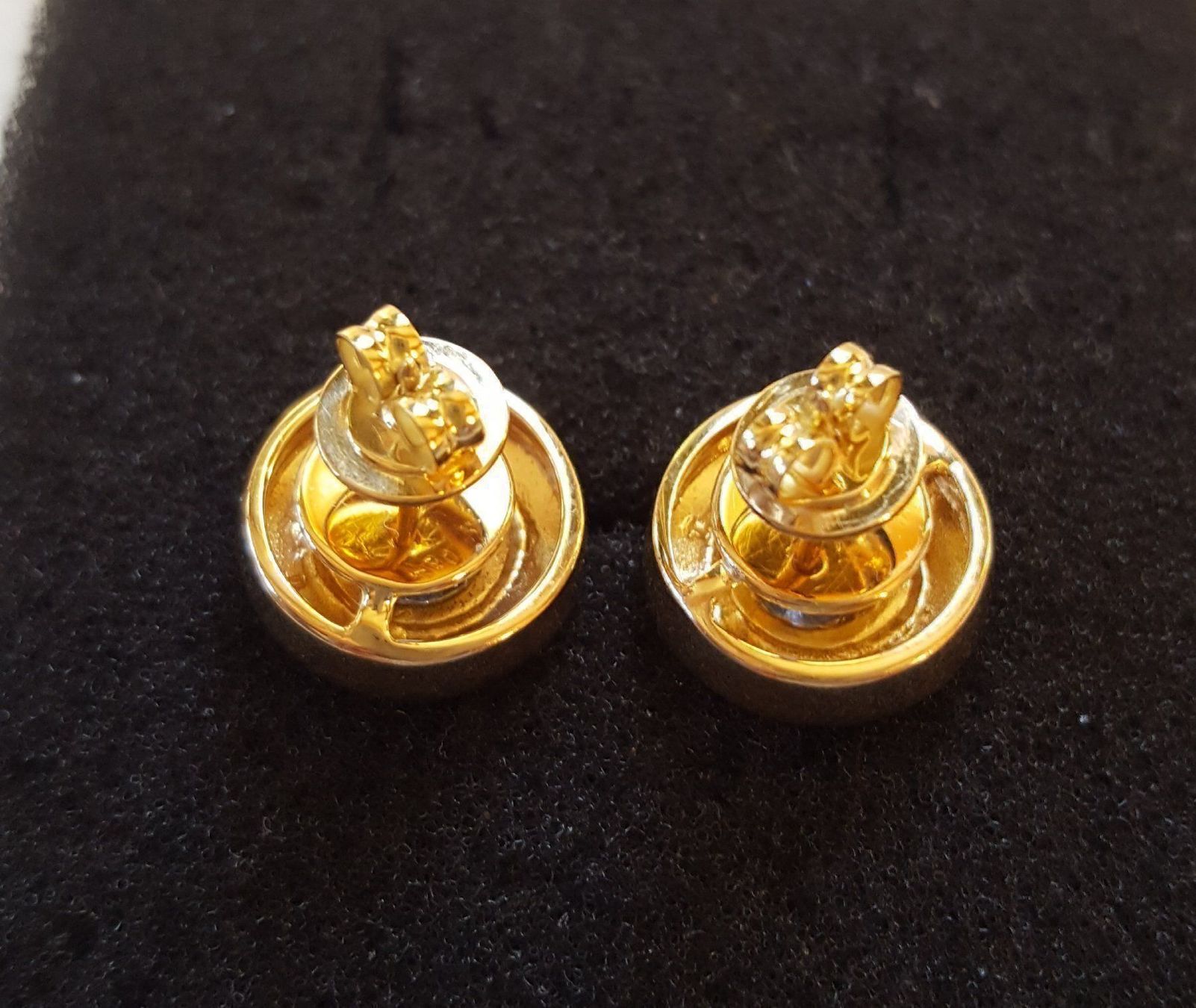 Ohrringe & -stecker: Gold 750 Massiv Ohrstecker Mit Topaz – Gebraucht aus Wald ZH von Dasilver 1